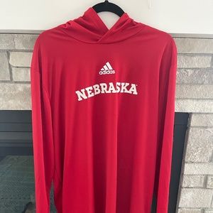 Official Nebraska Long Sleeve and Hooded Football Pullover
